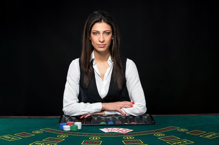 Meja Baccarat langsung dengan dealer profesional di indoslot388
