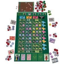 Antarmuka taruhan Baccarat dengan opsi Player, Banker, dan Tie